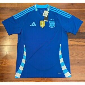 Adidas Argentina 2024 Away Kit Soccer Jersey Large Stadium Fit Camista NWT